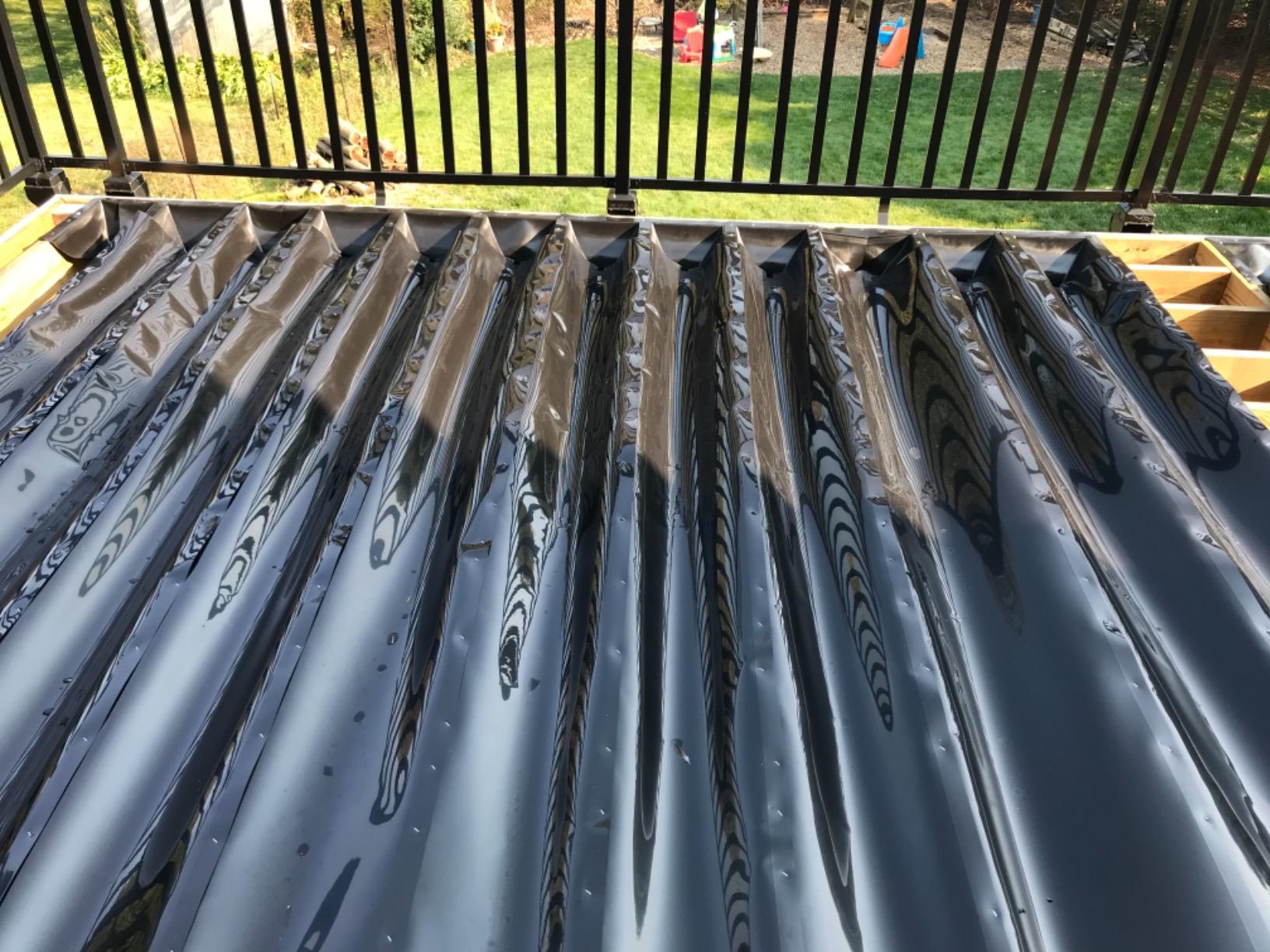 RainEscape Deck Drainage System Downspout - Black customer photo 1