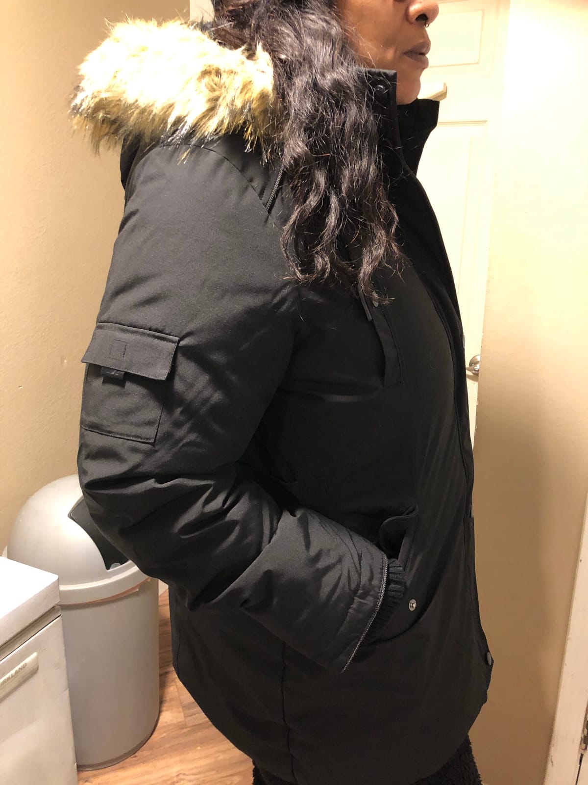 ALPINE NORTH Glacier Women’s Vegan Down Winter Coat with Faux Fur Hood - Parka Jacket for Women customer photo 1