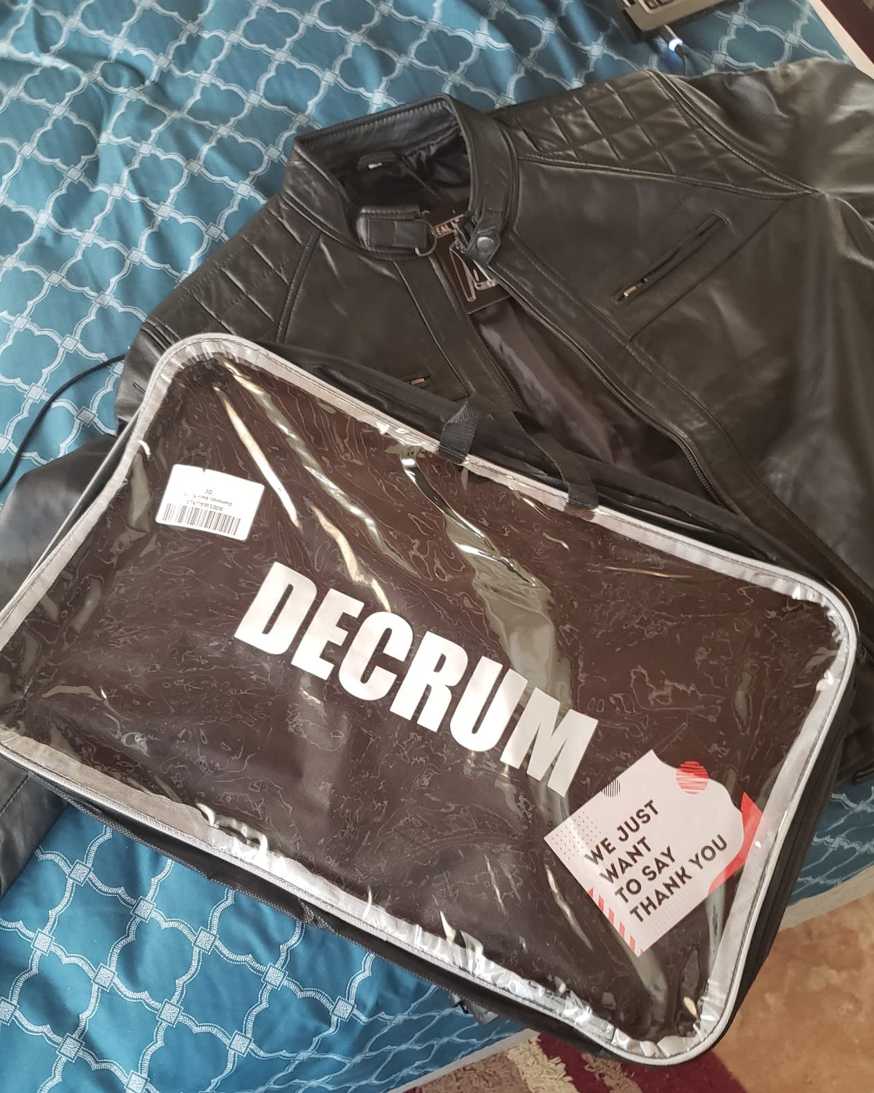 Decrum Cafe Racer Style Leather Jackets for Men customer photo 2