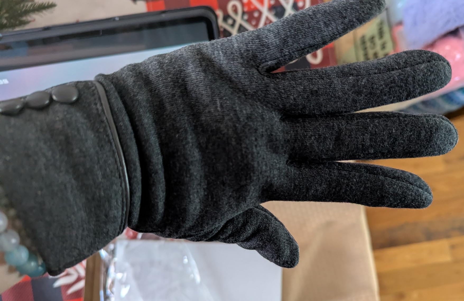 Patelai 3 Pairs Womens Winter Gloves Touchscreen 3Color customer photo 1