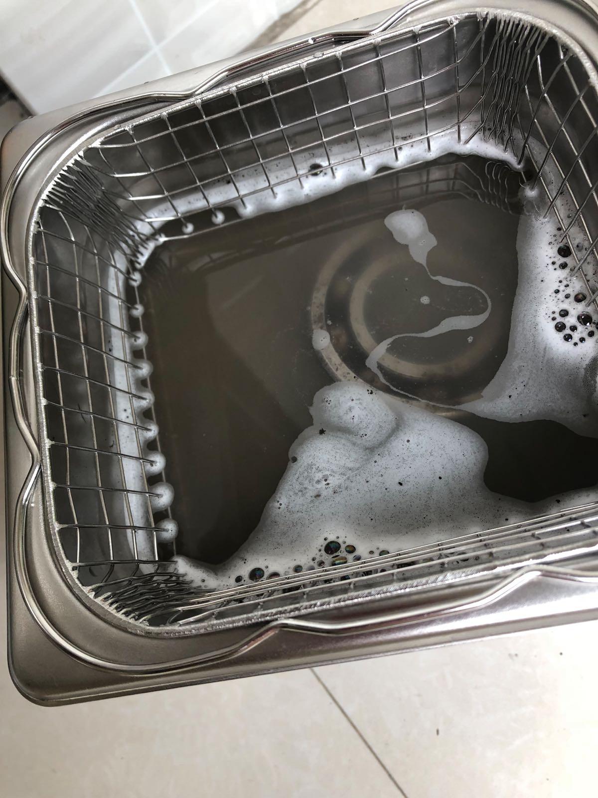 2L Ultrasonic Carburetor Cleaner, Heated Parts Washer with Gloves customer photo 1