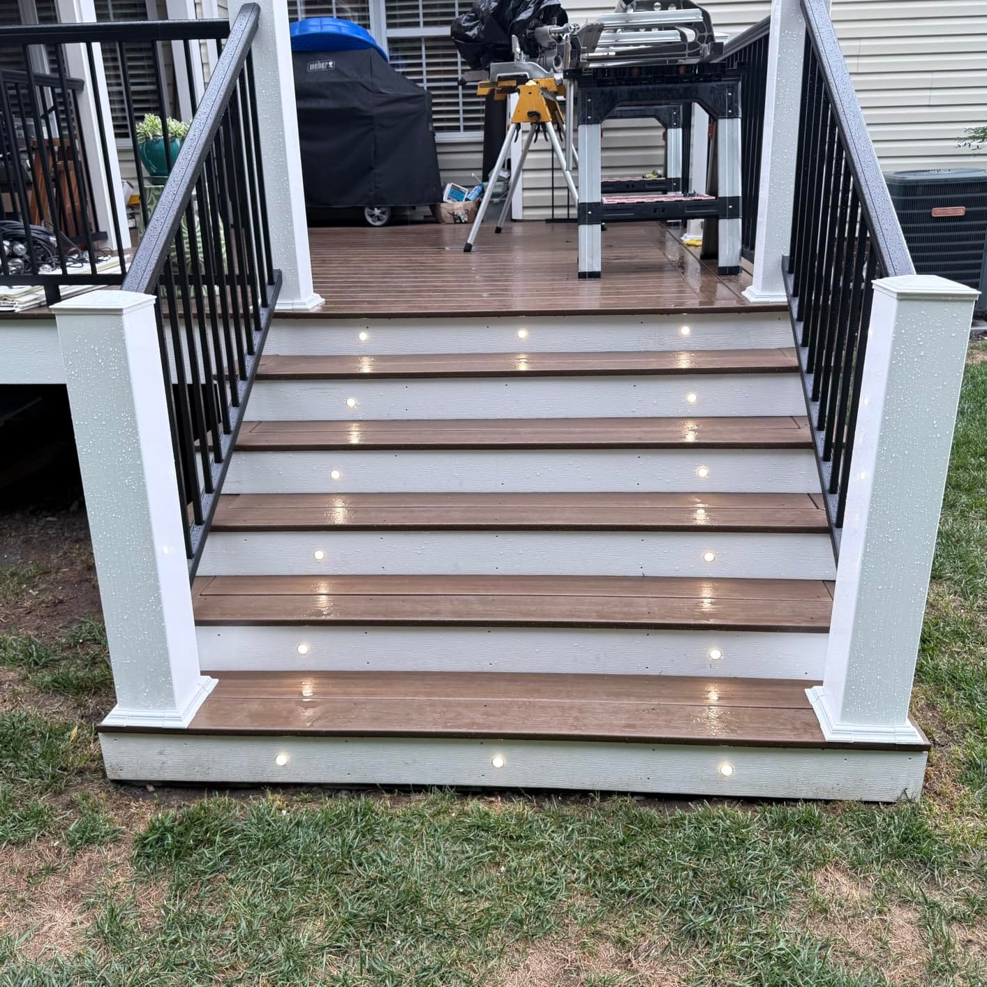 SMY Lighting Recessed LED Deck Light Kits with Black Protecting Shell φ32mm, Outdoor Landscape Lighting IP67 Waterproof,12V Low Voltage for Garden,Yard Steps,Stair,Patio,Floor,Kitchen Decoration customer photo 1