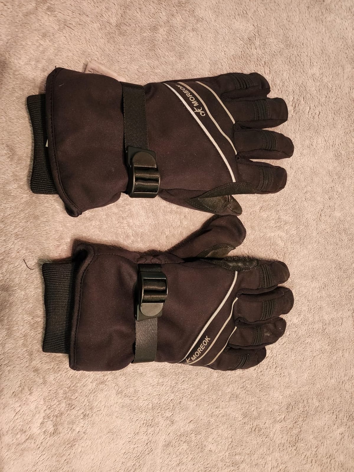 MOREOK Waterproof & Windproof -30°F Winter Gloves for Men/Women, 3M Thinsulate Thermal Gloves Touch Screen Warm Gloves for Skiing,Cycling,Motorcycle,Running customer photo 1
