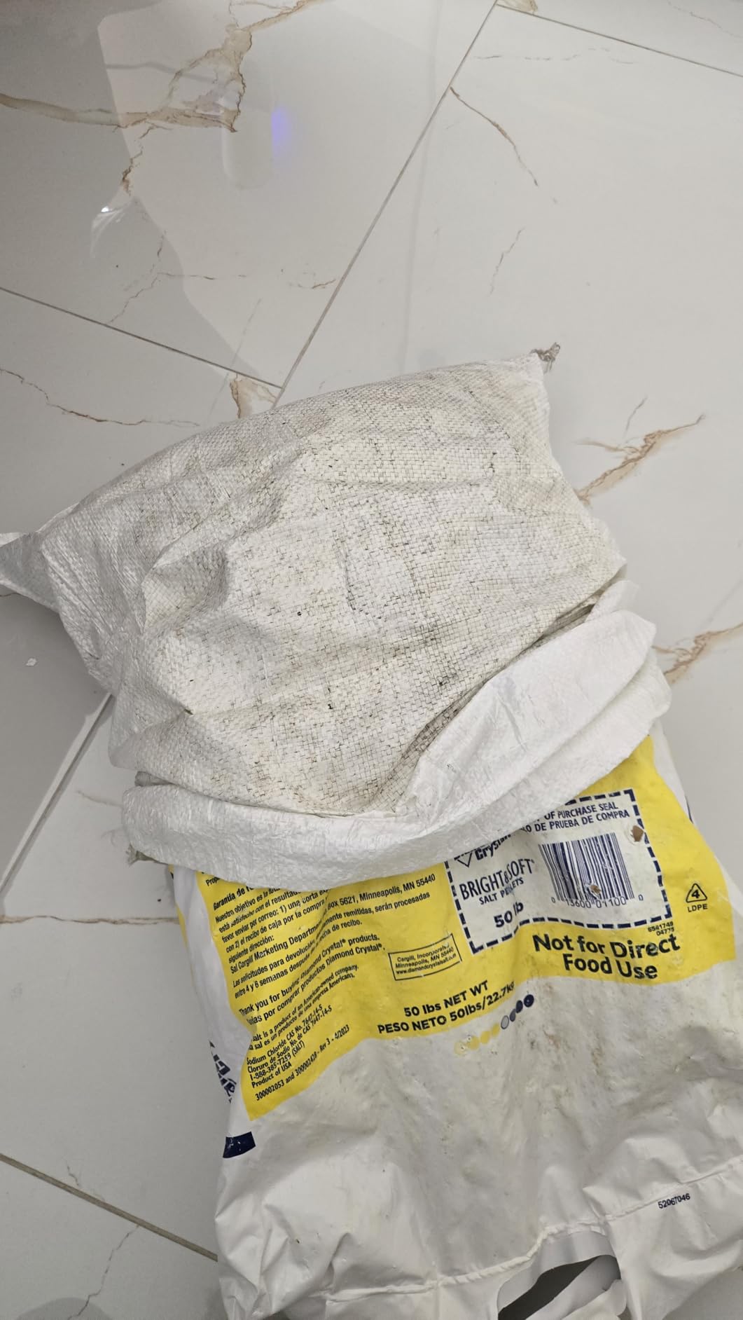 Diamond Crystal Bright & Soft Water Softener Salt Pellets, 50 Pounds customer photo 1