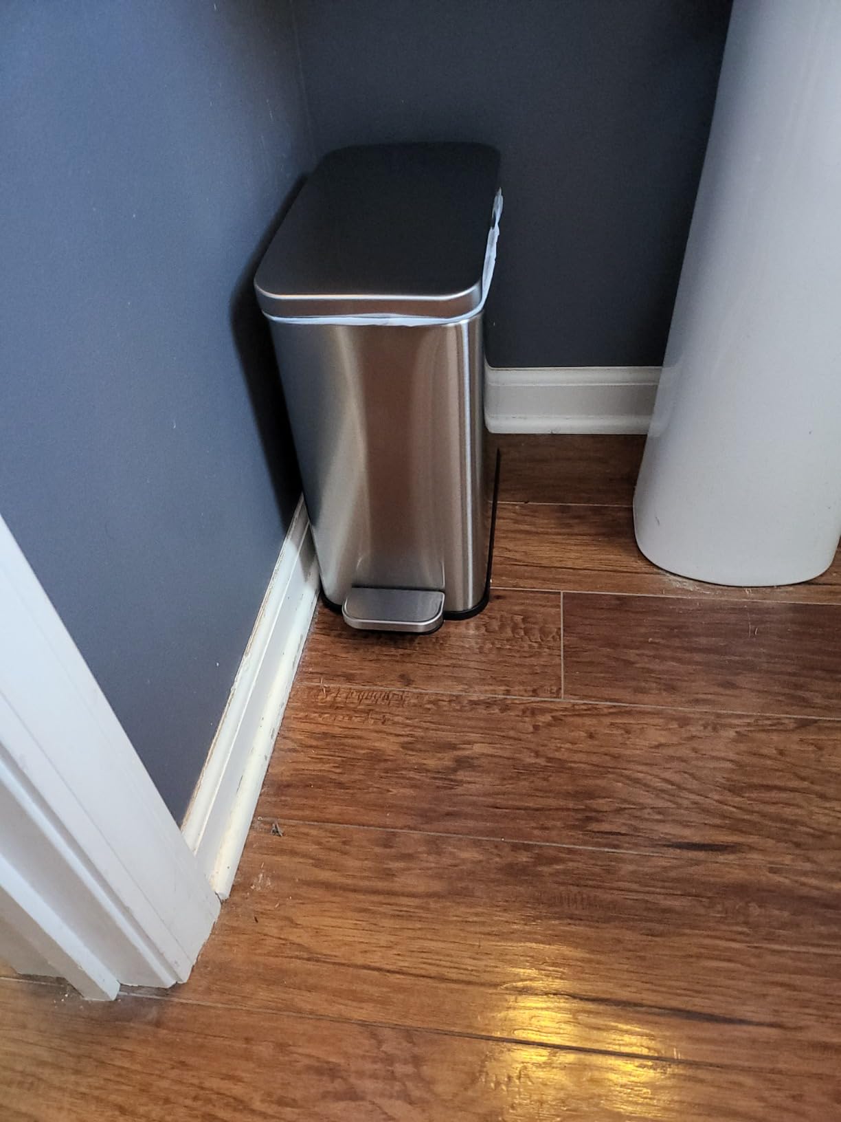 iTouchless 5.3 Gallon /20L Commercial Dual Open Top Trash Can/Recycle Bin | Slim Rectangular Stainless Steel Wastebasket for Kitchen, Home, Office, Cubicle, Breakroom, Garage, Dorm, Hotel Room, Store customer photo 2
