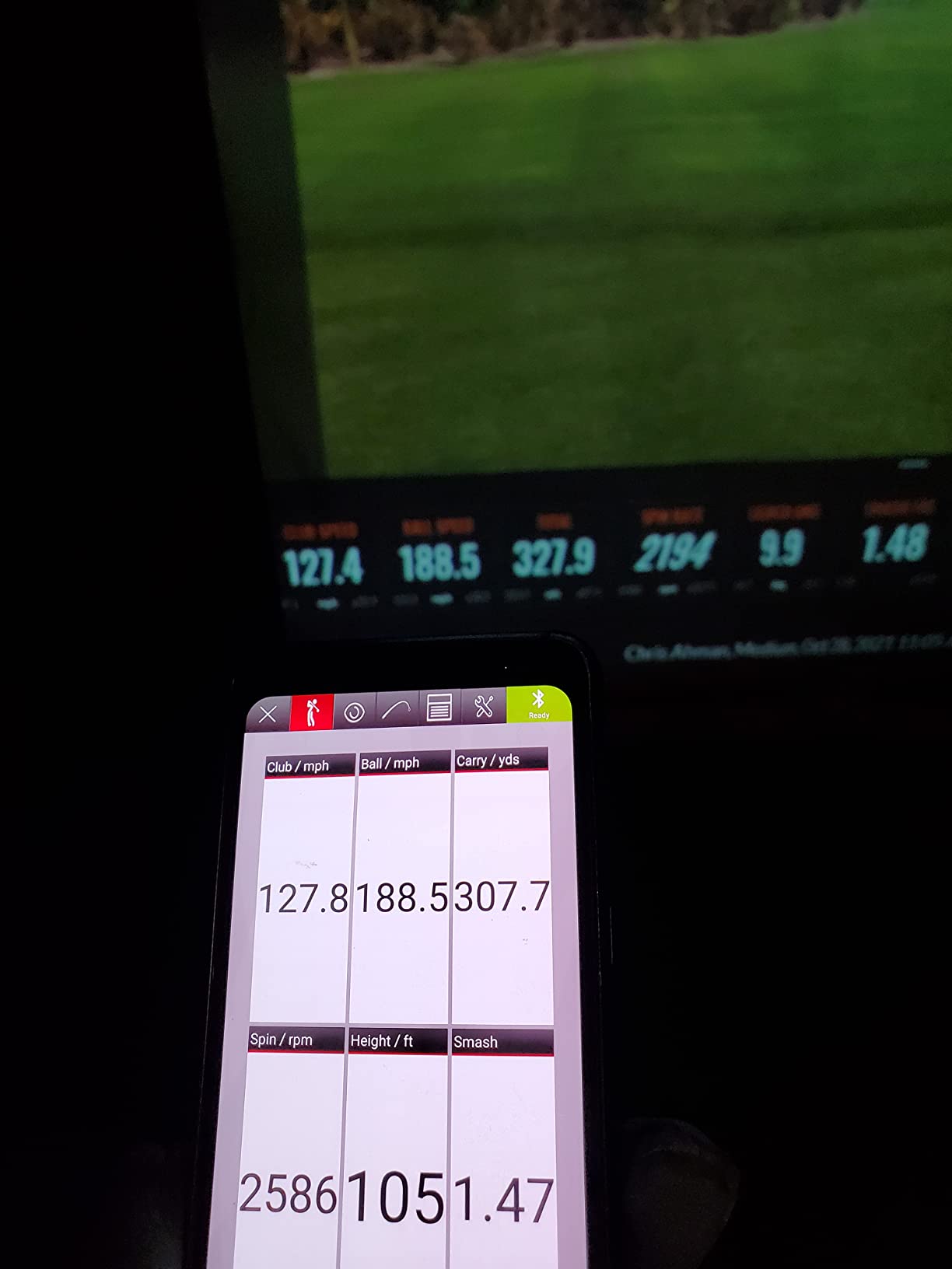 FlightScope Mevo - Portable Personal Launch Monitor for Golf customer photo 2