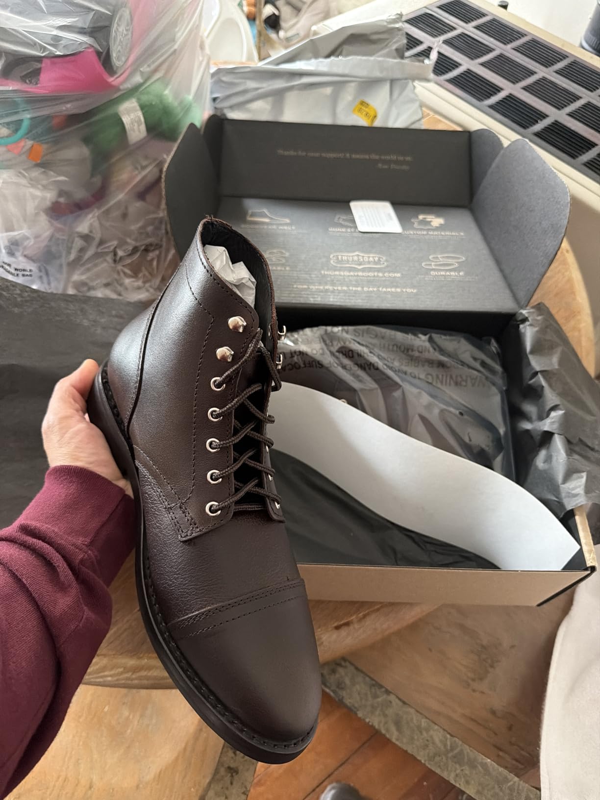 Thursday Boot Company Men's Captain Cap Toe Boots customer photo 2