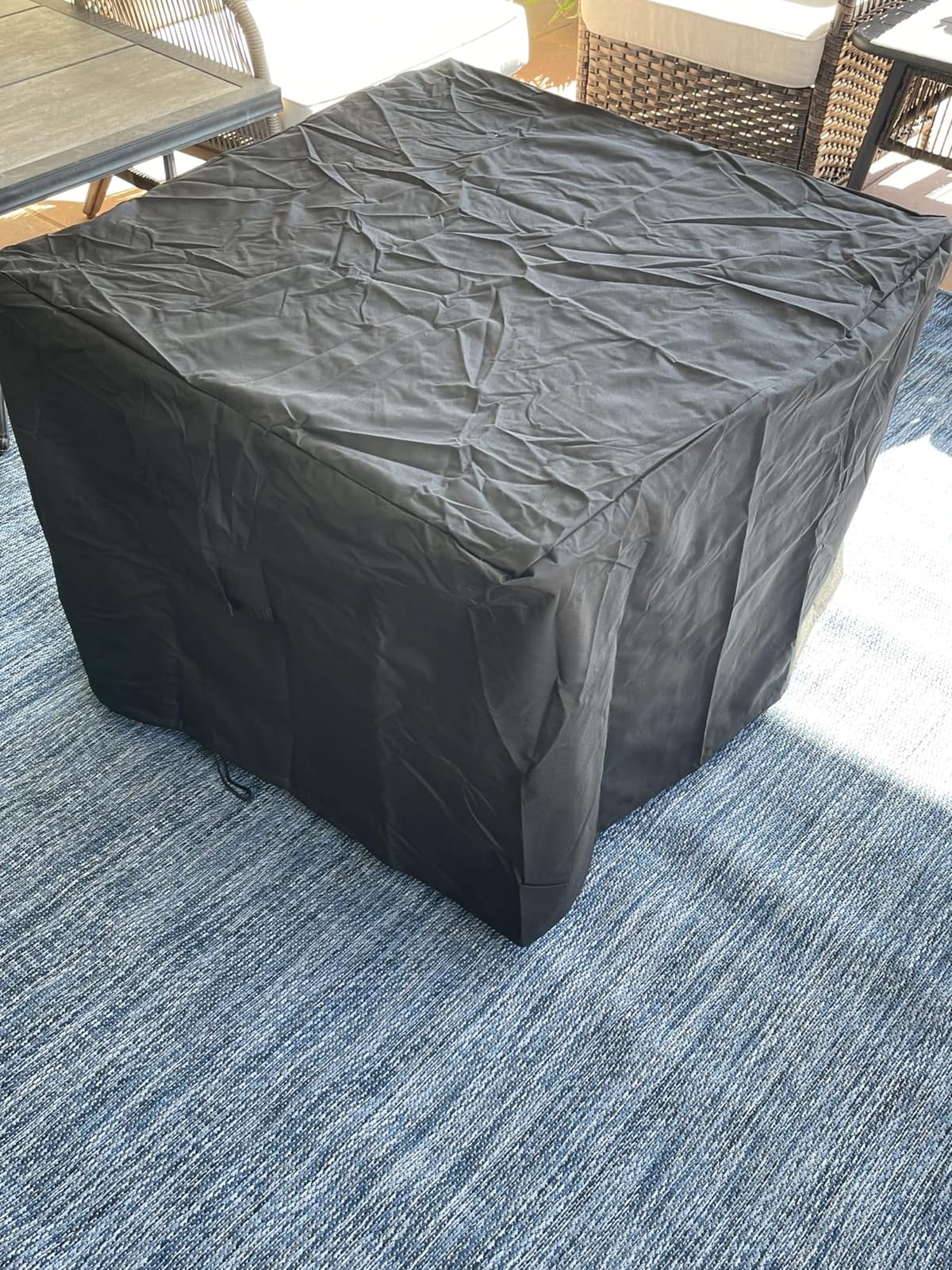SheeChung Gas Fire Pit Cover Square 32