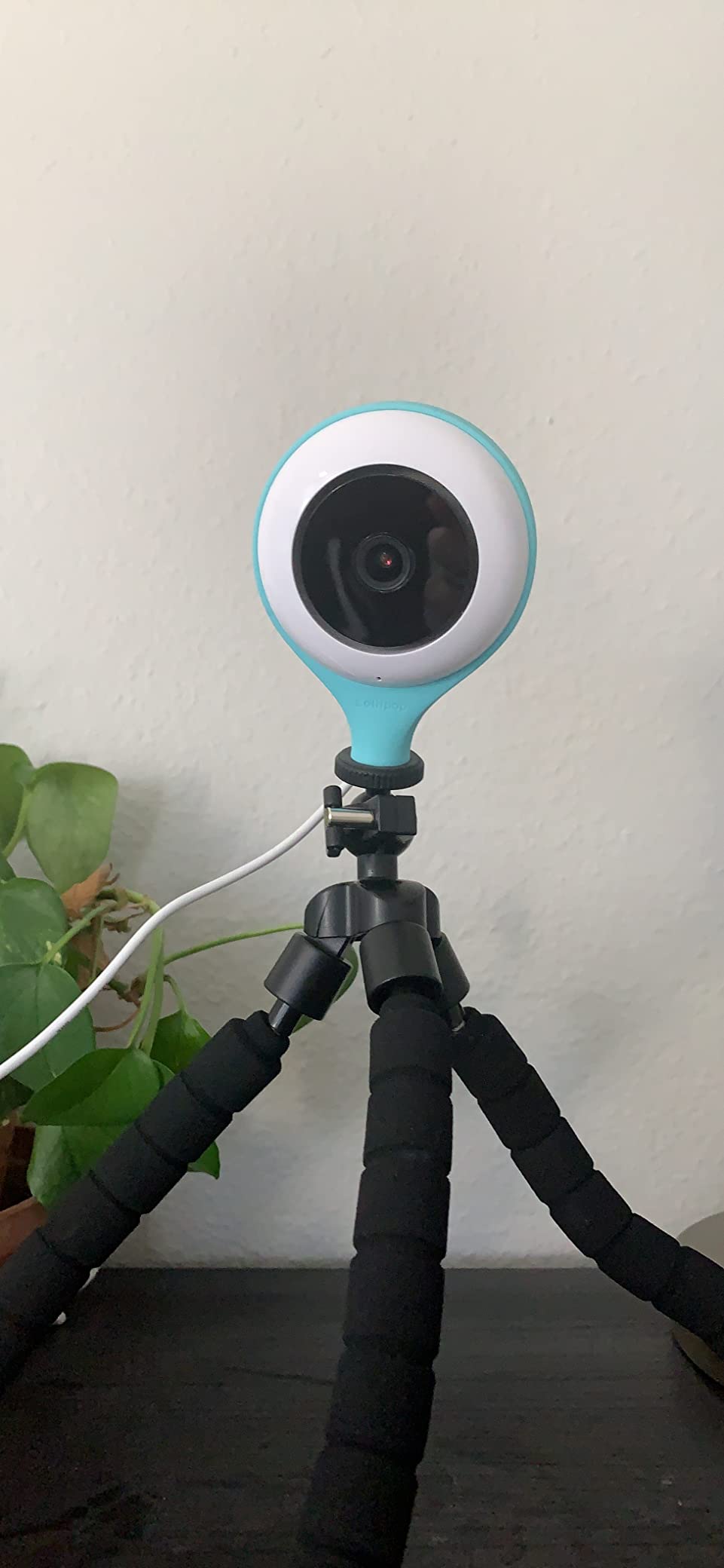 Lollipop Baby Monitor (Turquoise) - Full-Featured Smart Wi-Fi Camera of True Crying Detection with Extra in-App Plan of Breathing Monitoring/Sleep Tracking-Accessories Free/7 Days Trial Period customer photo 1