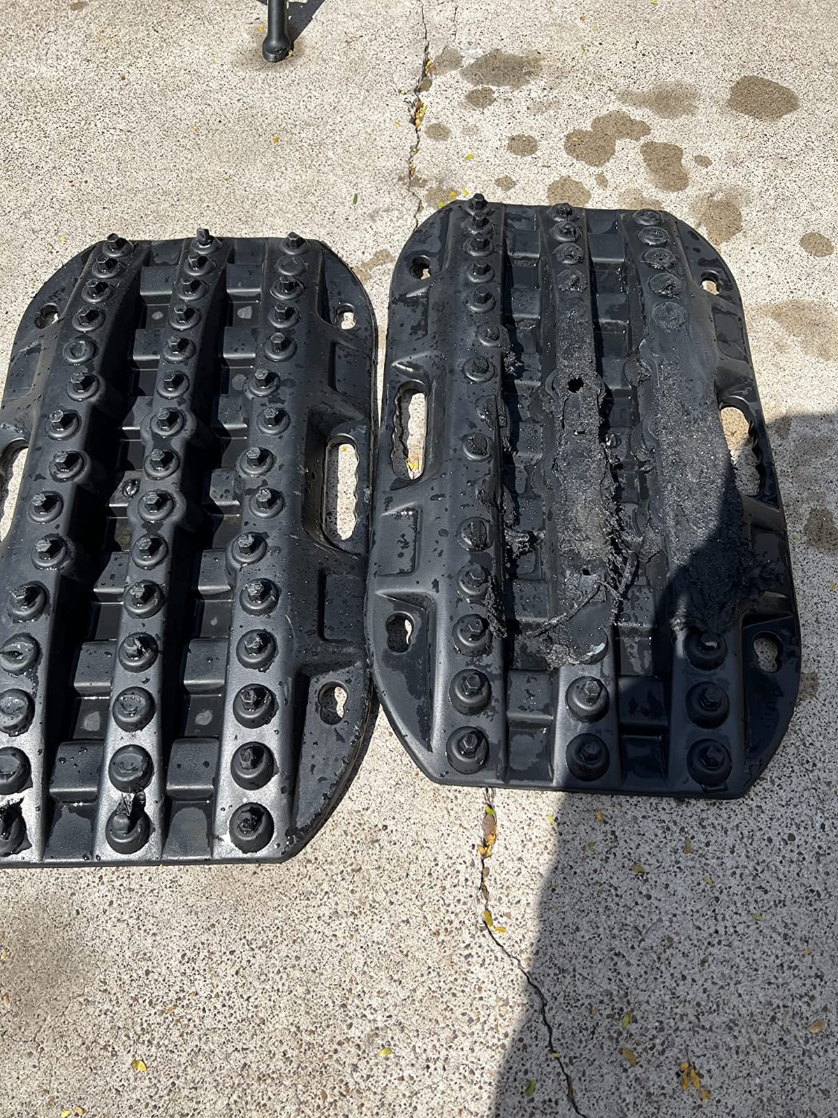 BUNKER INDUST Off-Road Traction Boards, 2 Pcs Recovery Tracks Traction Mat for 4X4 Jeep Mud, Sand, Snow Traction Ladder-Blue Tire Traction Tool customer photo 1