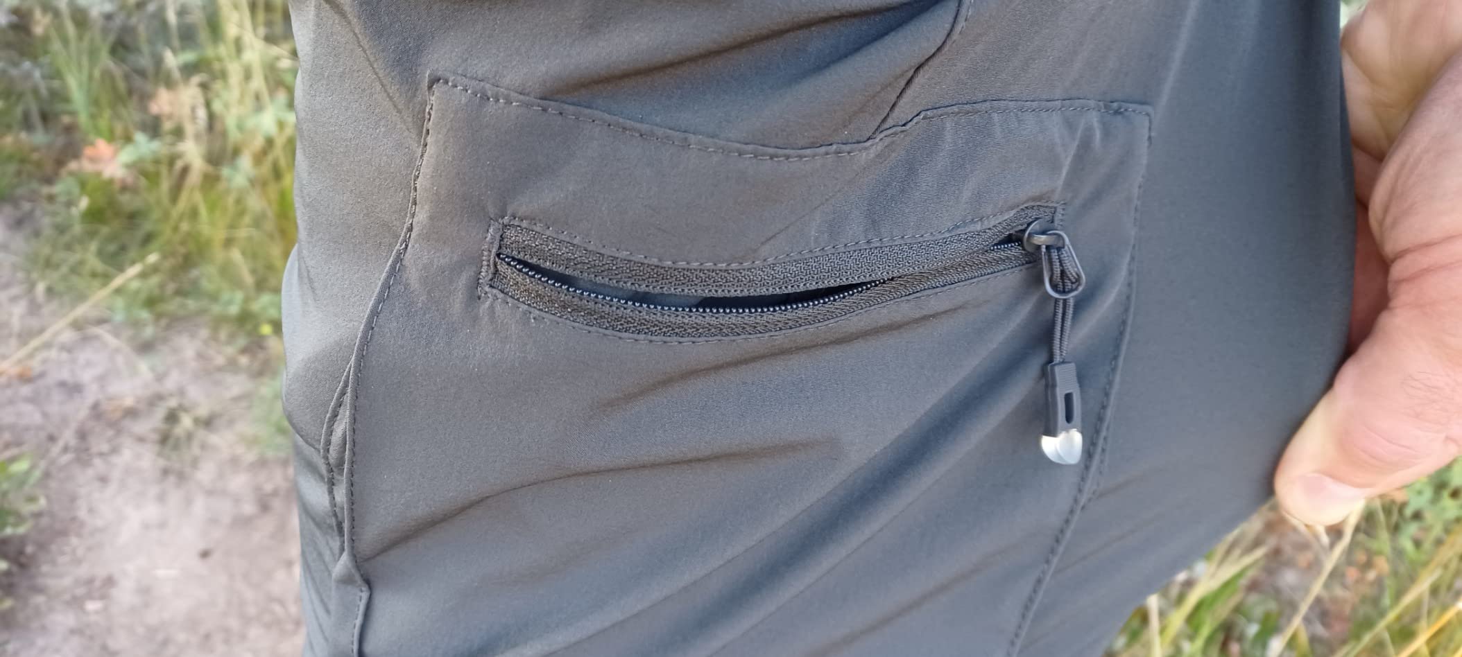 Gash Hao Mens Hiking Convertible Pants Outdoor Waterproof Quick Dry Zip Off Lightweight Fishing Pants customer photo 1