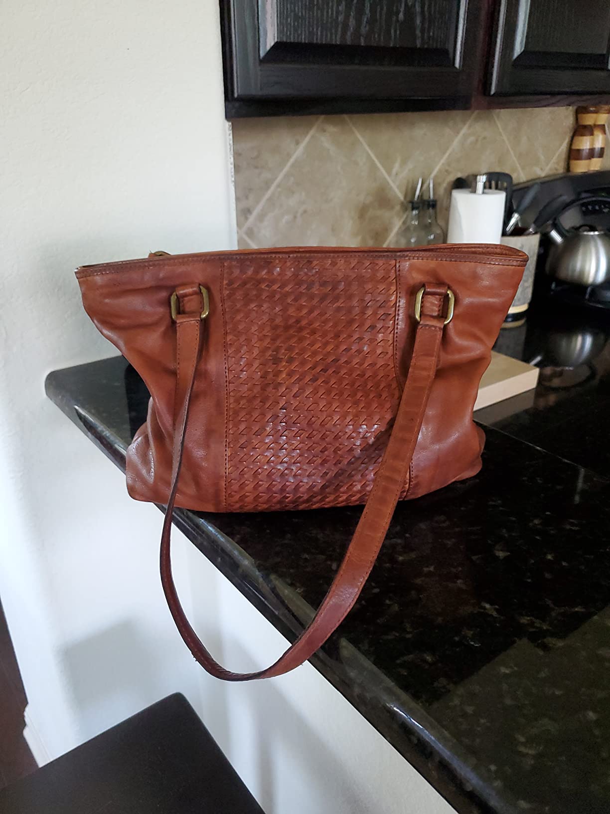 Genuine Leather Purse For Women - Tote Shoulder Handbag - Work & Casual Bag customer photo 1