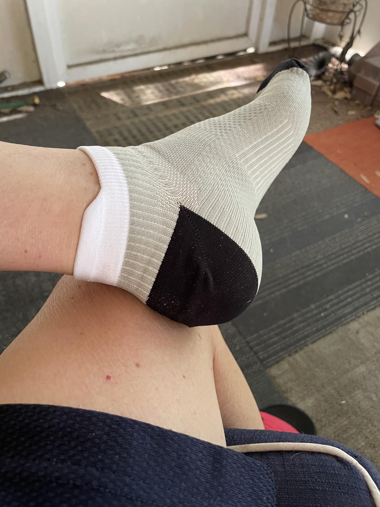Compression Socks for Men Women Ankle Running Socks for Plantar Fasciitis customer photo 2