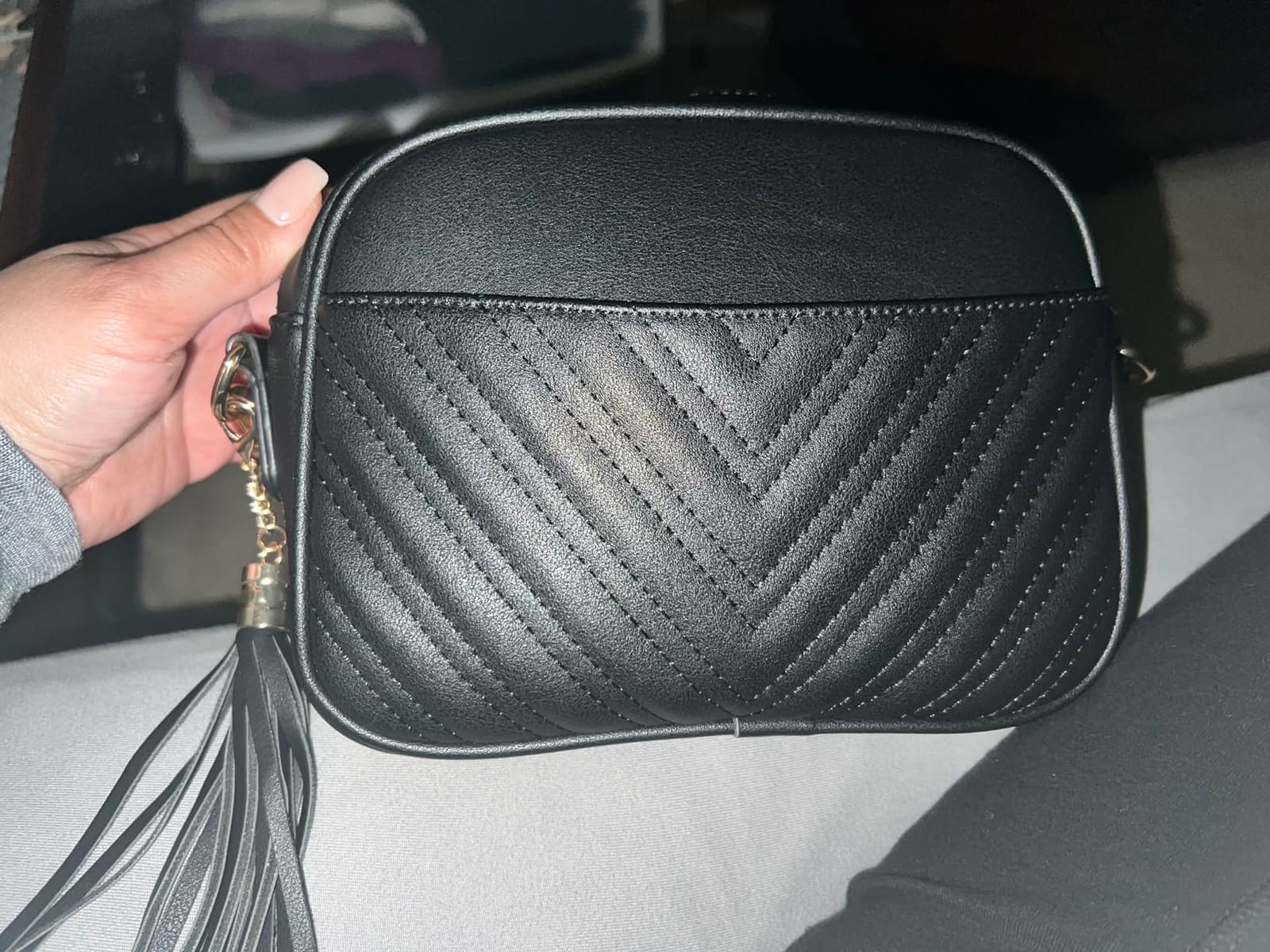 lola mae Quilted Crossbody Bag customer photo 1