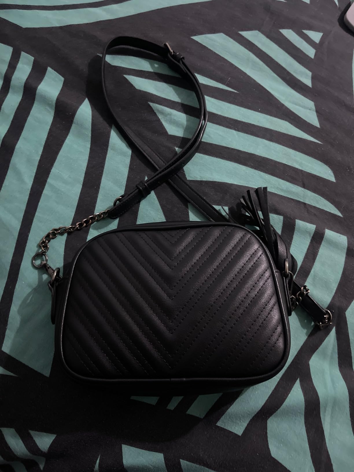 lola mae Quilted Crossbody Bag customer photo 2
