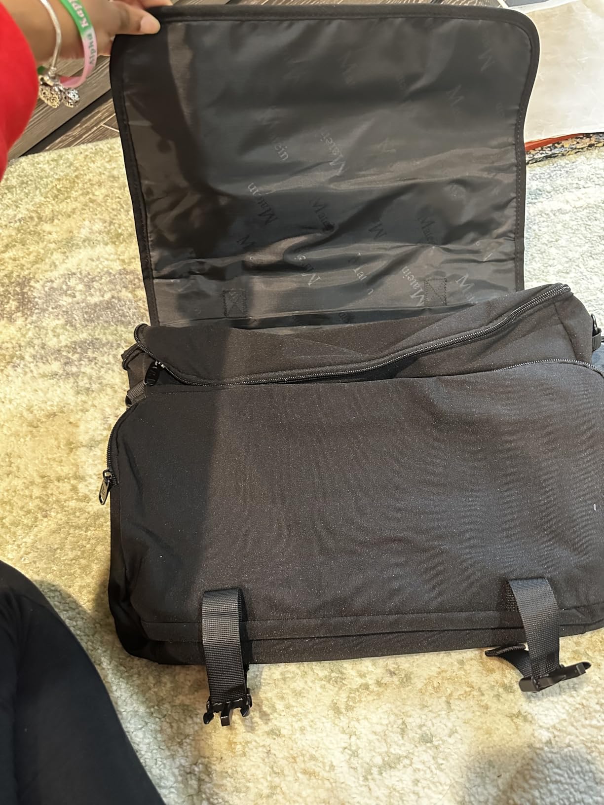 MATEIN Messenger Bag for Men, School Bag Men's Laptop Briefcases for Work customer photo 2