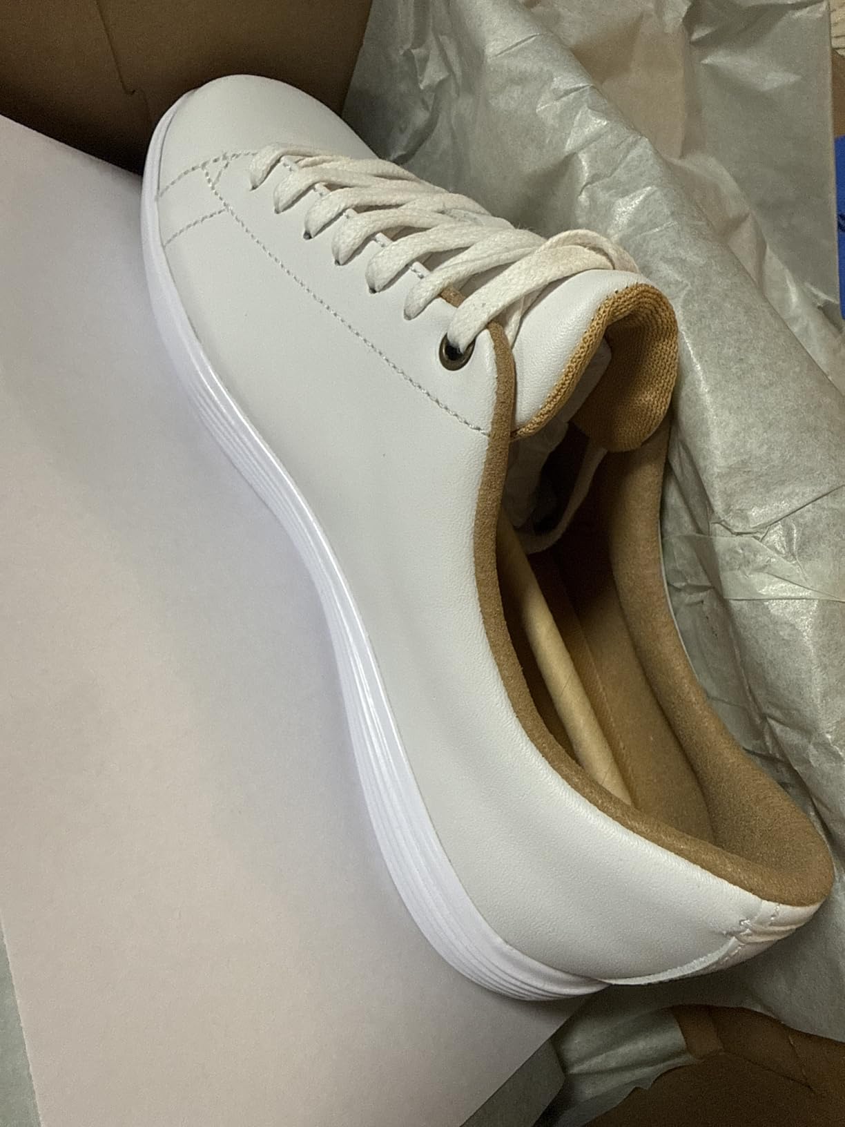 Cole Haan Women's Grand Crosscourt Leather Sneaker customer photo 2