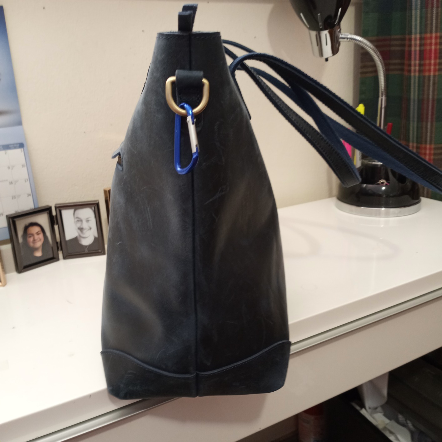 S-ZONE Vintage Genuine Leather Shoulder Bag Work Totes for Women Large customer photo 2