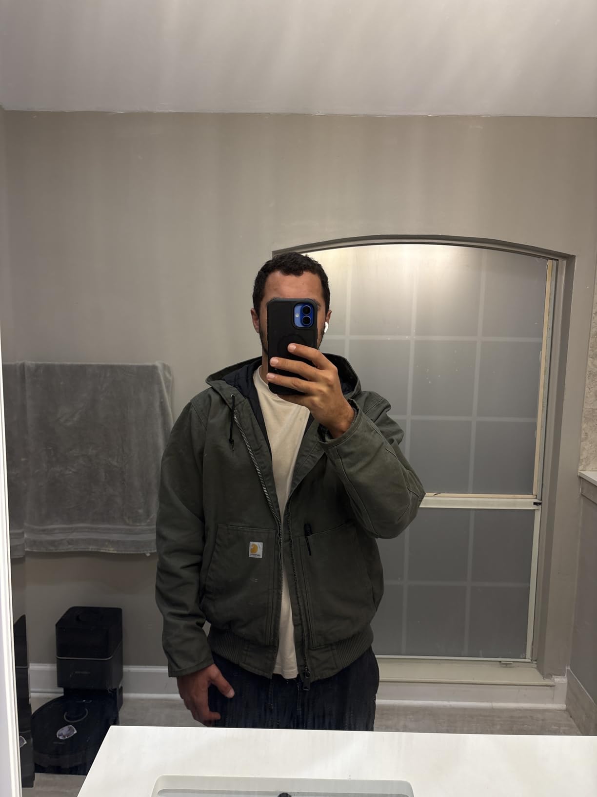 Carhartt Men's Washed Duck Active Jac customer photo 2