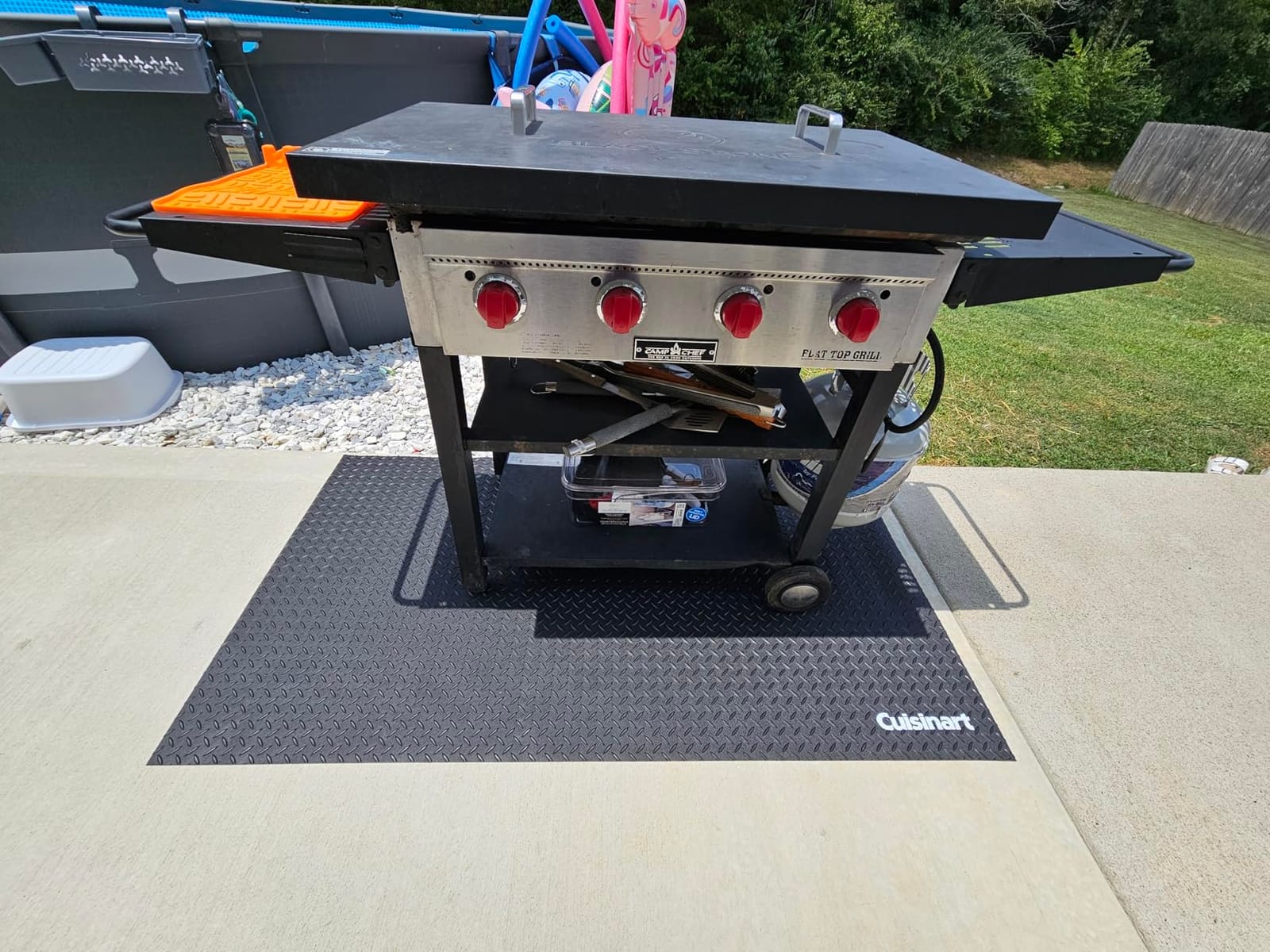 Cuisinart Grill Mat, Non-Slip Rubber, Weather-Resistant, 65