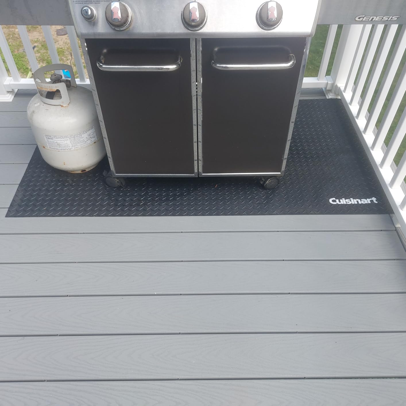 Cuisinart Grill Mat, Non-Slip Rubber, Weather-Resistant, 65