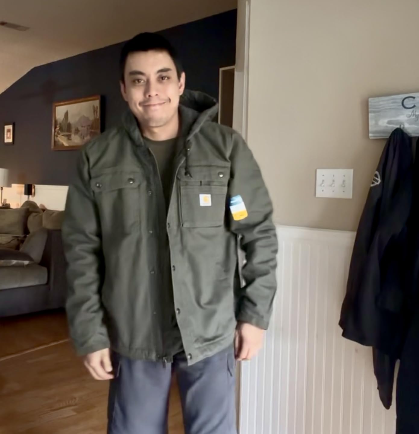 Carhartt Men's Washed Duck Bartlett Jacket customer photo 2