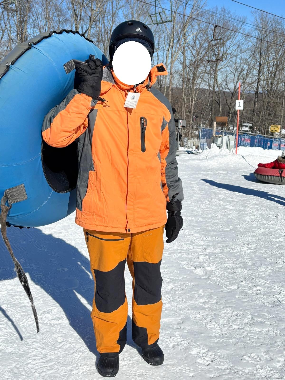 GEMYSE Men's Winter Ski Jacket Waterproof Snow Coat with Detachable Hood customer photo 2