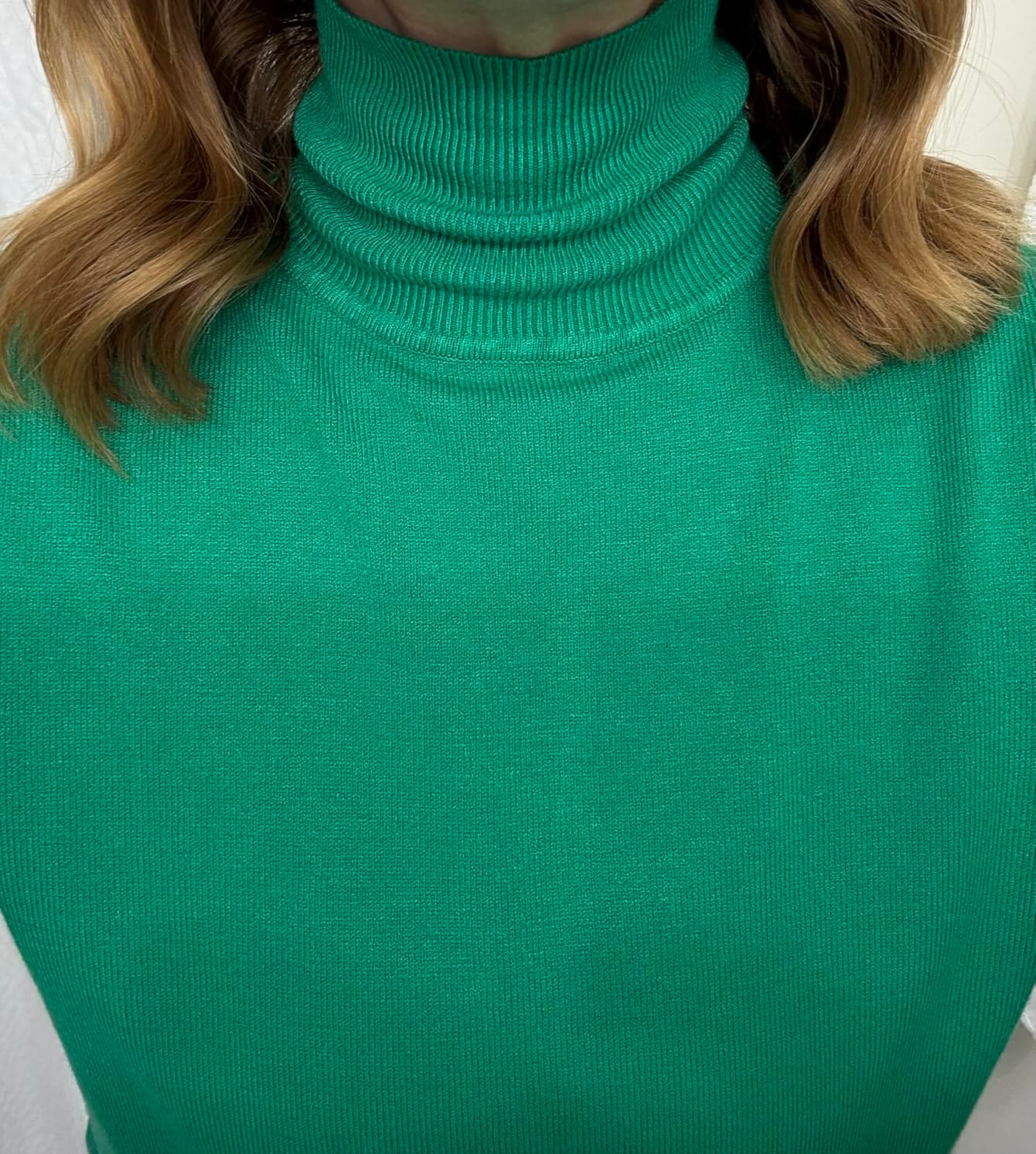 SANGTREE Women's Turtleneck Sweaters Long Sleeve Pullover Tops customer photo 2