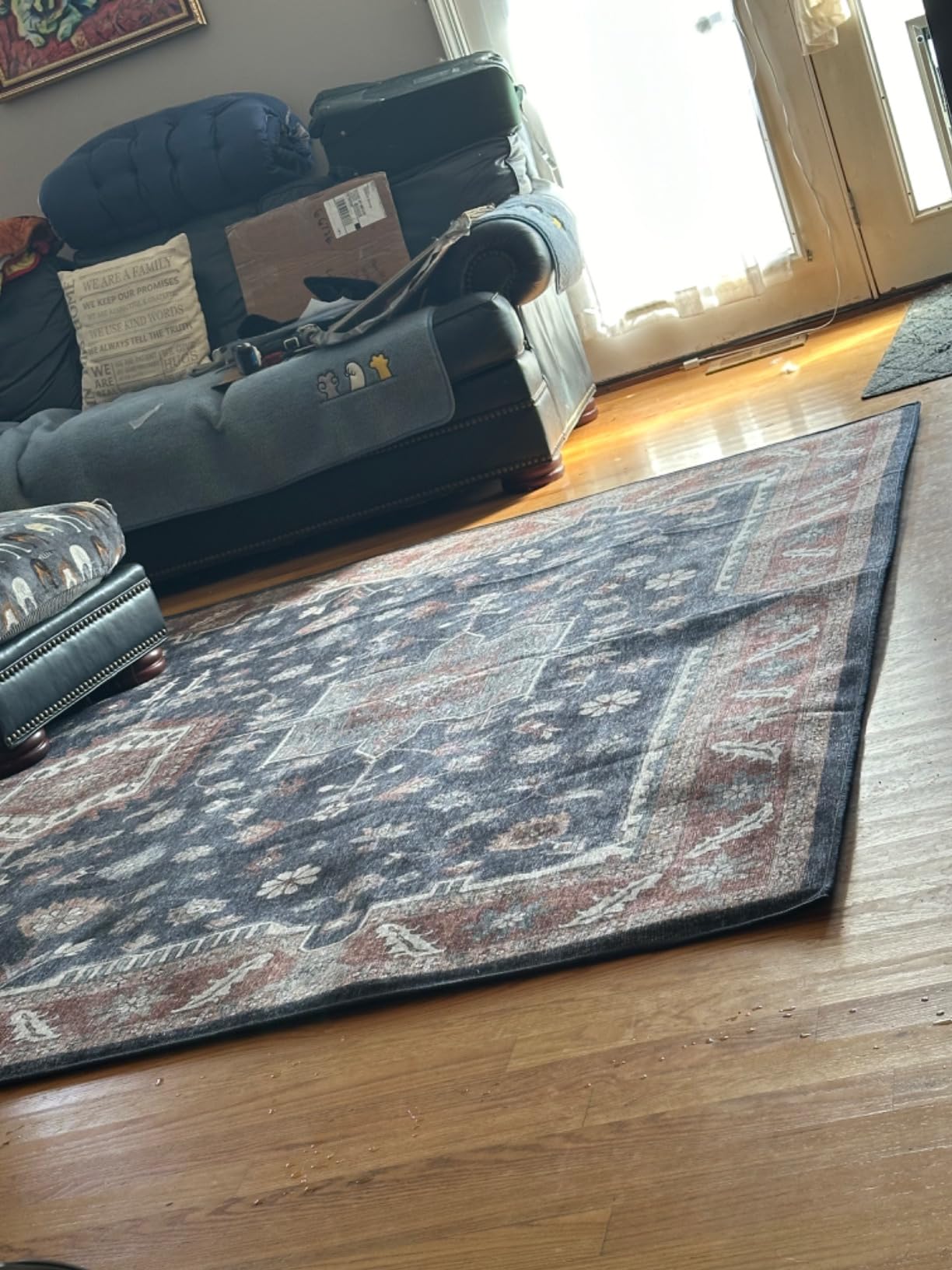 GORILLA GRIP Felt Rug Pad for Hardwood Floors with Rubber Backing, 2x8 FT customer photo 2