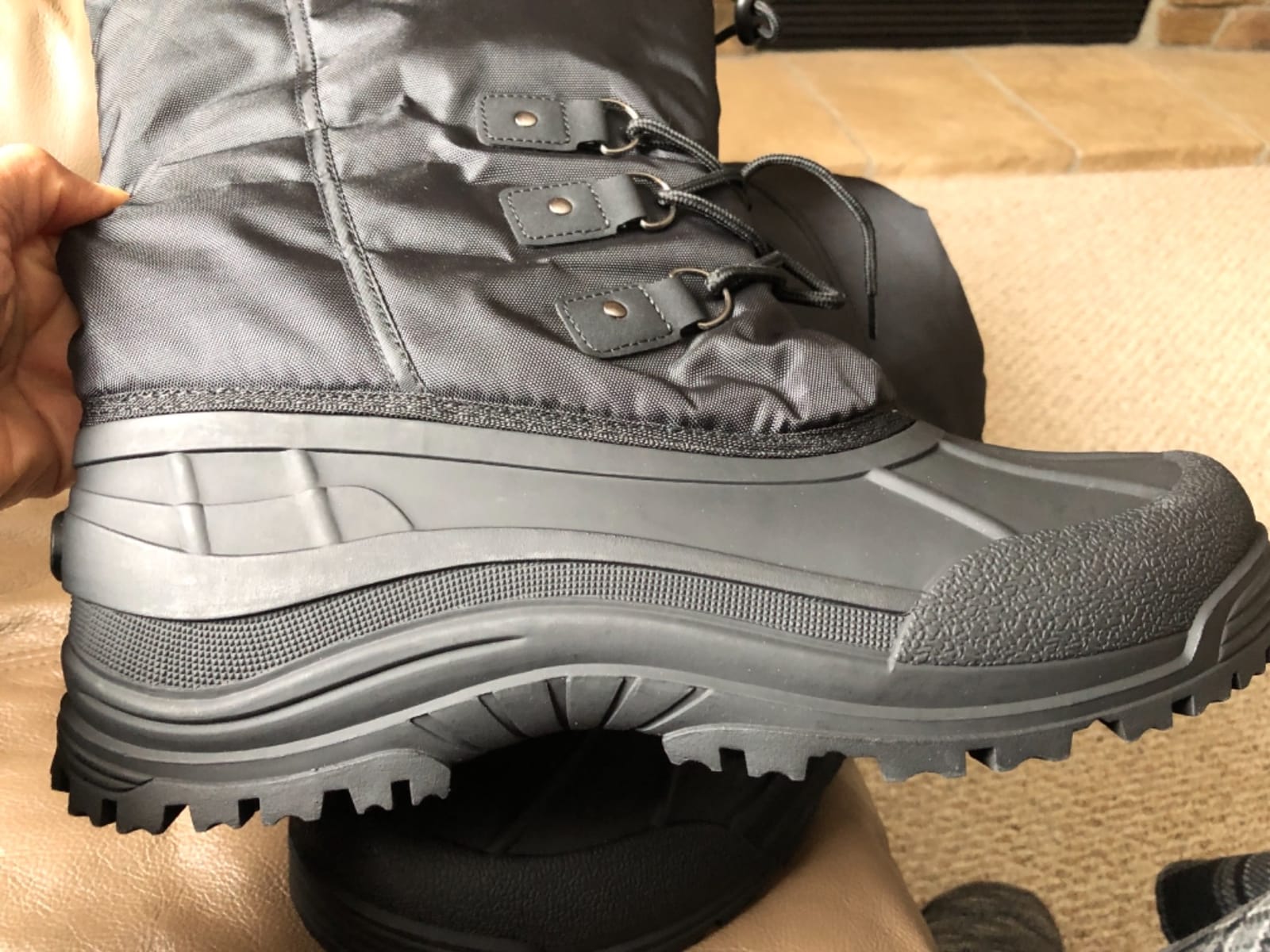 NORTIV 8 Men's Waterproof Winter Snow Boots Insulated customer photo 1