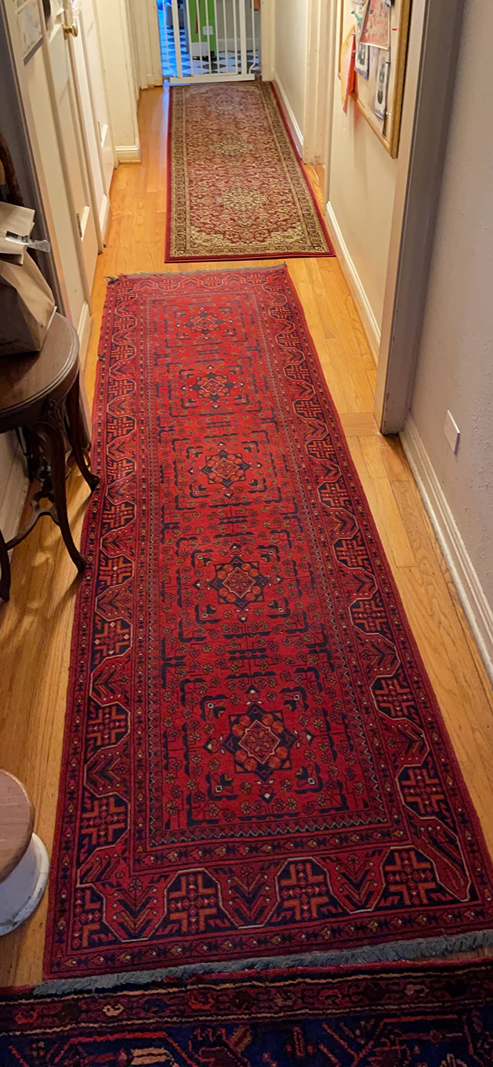 SAFAVIEH Extra Thick Cushioned Rubber Backing Non Slip Anti Skid Grippy Stay in place Rug Pad Under Carpet, Stable on all Hard Floors (12' Runner) customer photo 1