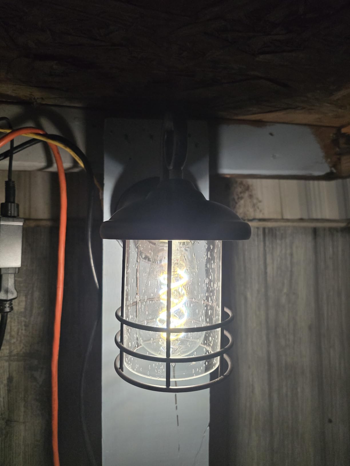 MICSIU 100W Max Vintage Farmhouse Oil Rubbed Bronze Outdoor Wall Light customer photo 1