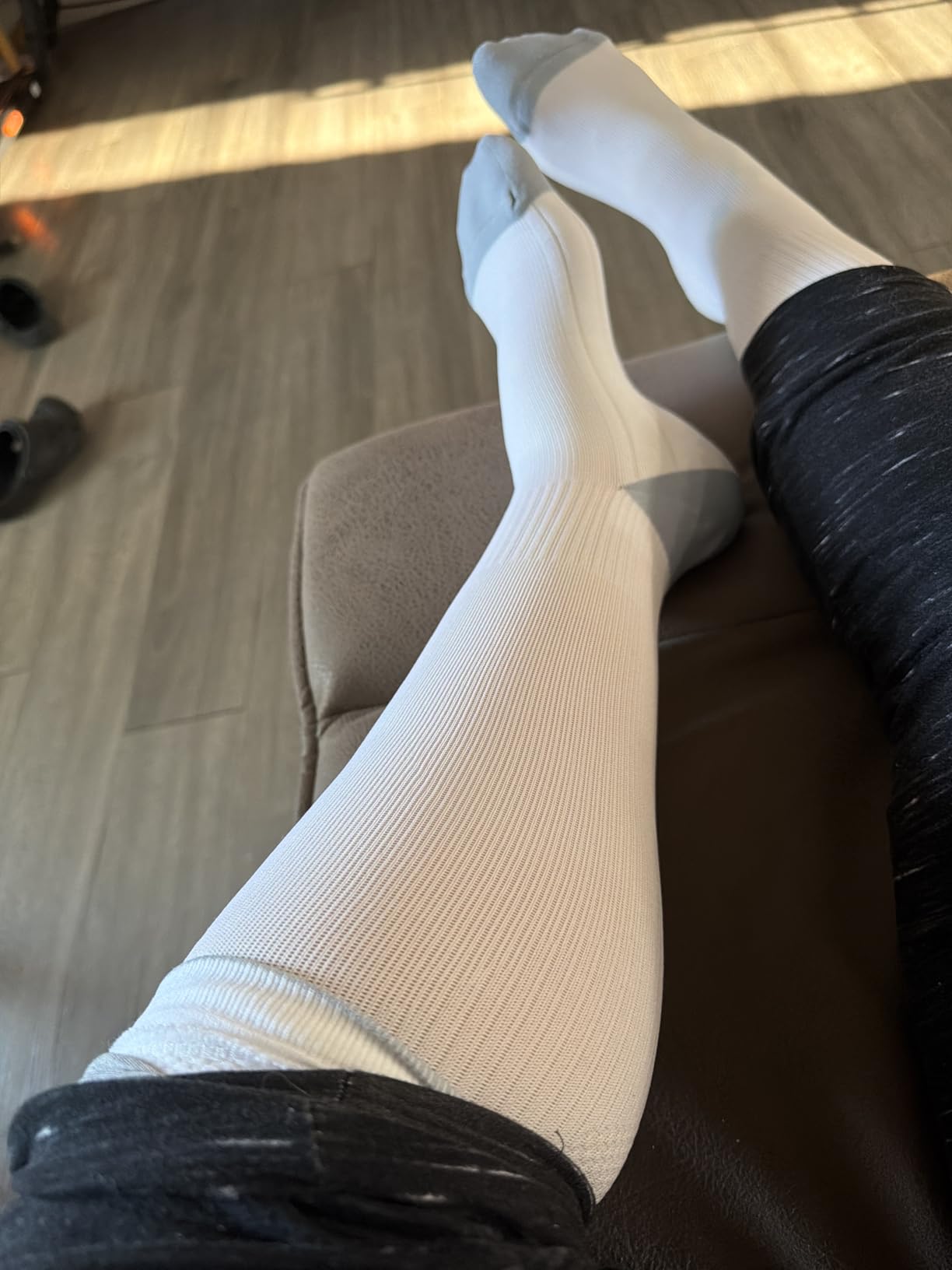 FITRELL 3 Pairs Compression Socks for Women and Men 20-30mmHg-Circulation Support Socks customer photo 2