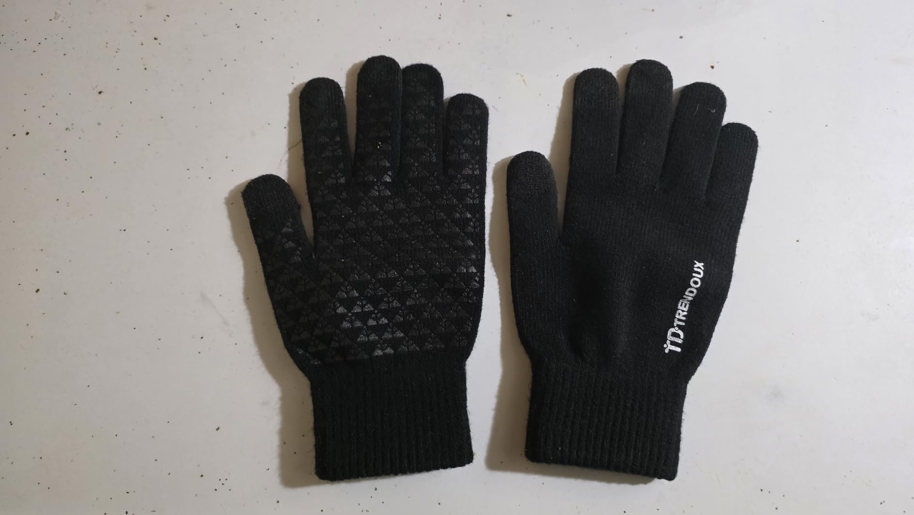 TRENDOUX Winter Gloves for Men Women - Upgraded Touch Screen Cold Weather Thermal Warm Knit Glove for Running Driving Hiking customer photo 1