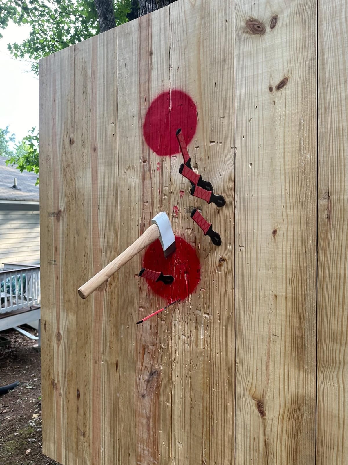 The Competition Thrower: World Axe Throwing League Premium Competition Throwing Axe with Throwing Hatchet Hickory Wooden Handle customer photo 1