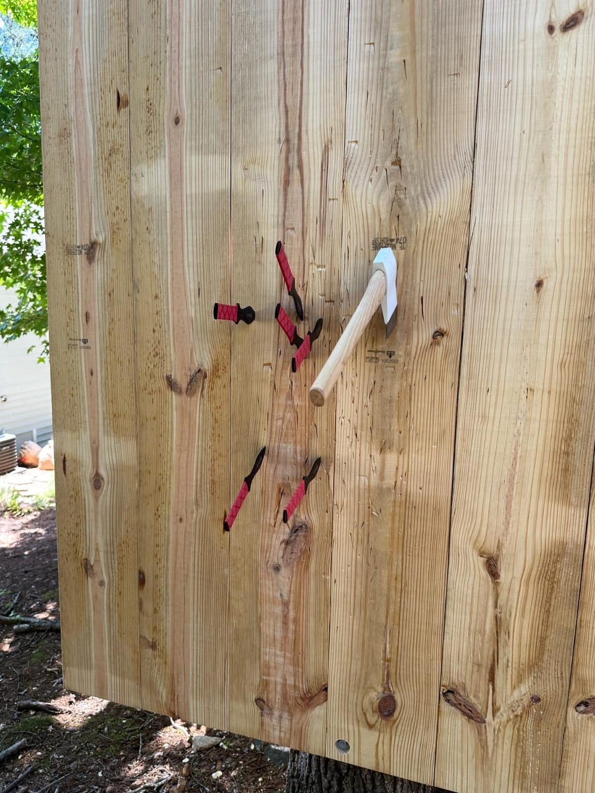 The Competition Thrower: World Axe Throwing League Premium Competition Throwing Axe with Throwing Hatchet Hickory Wooden Handle customer photo 2