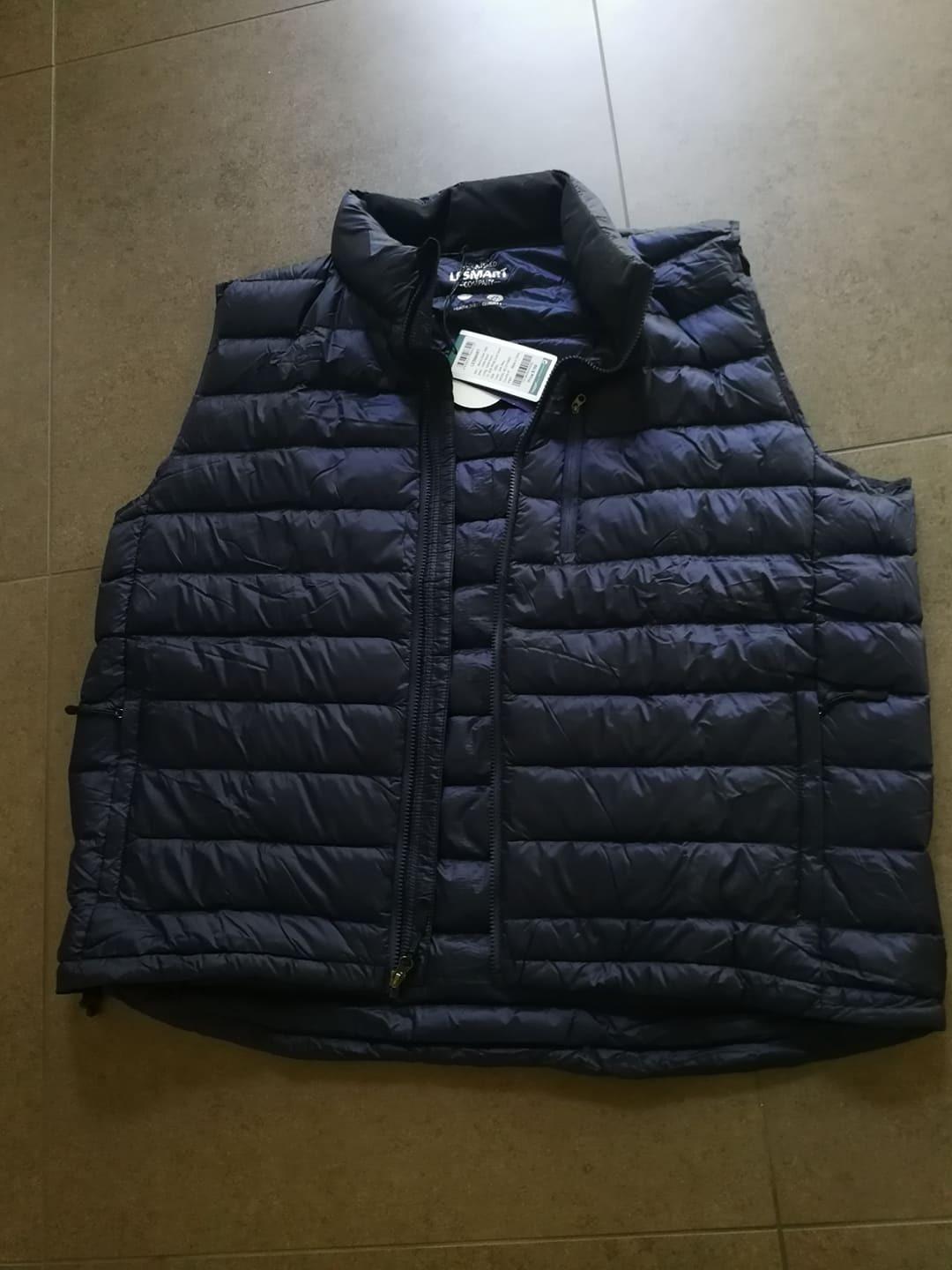 Bakery Men's Down Vest Lightweight Packable Puffer Vest Stand Collar Down Vest Zipper Sleeveless Jacket customer photo 1