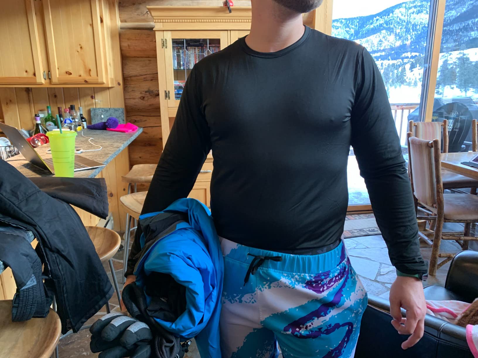 Thermal Underwear Long Johns for Men Base Layer Cold Weather Set customer photo 2