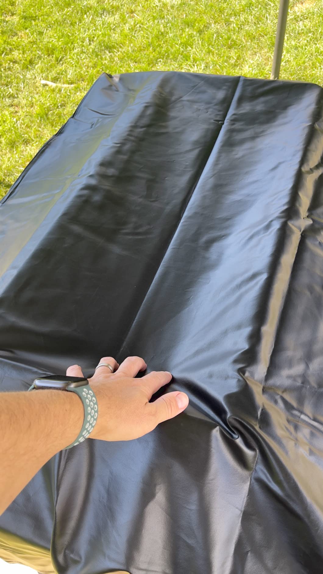 SHINESTAR Fire Pit Cover Square for 28