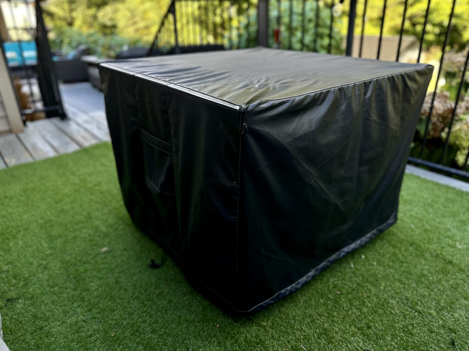 SHINESTAR Fire Pit Cover Square for 28