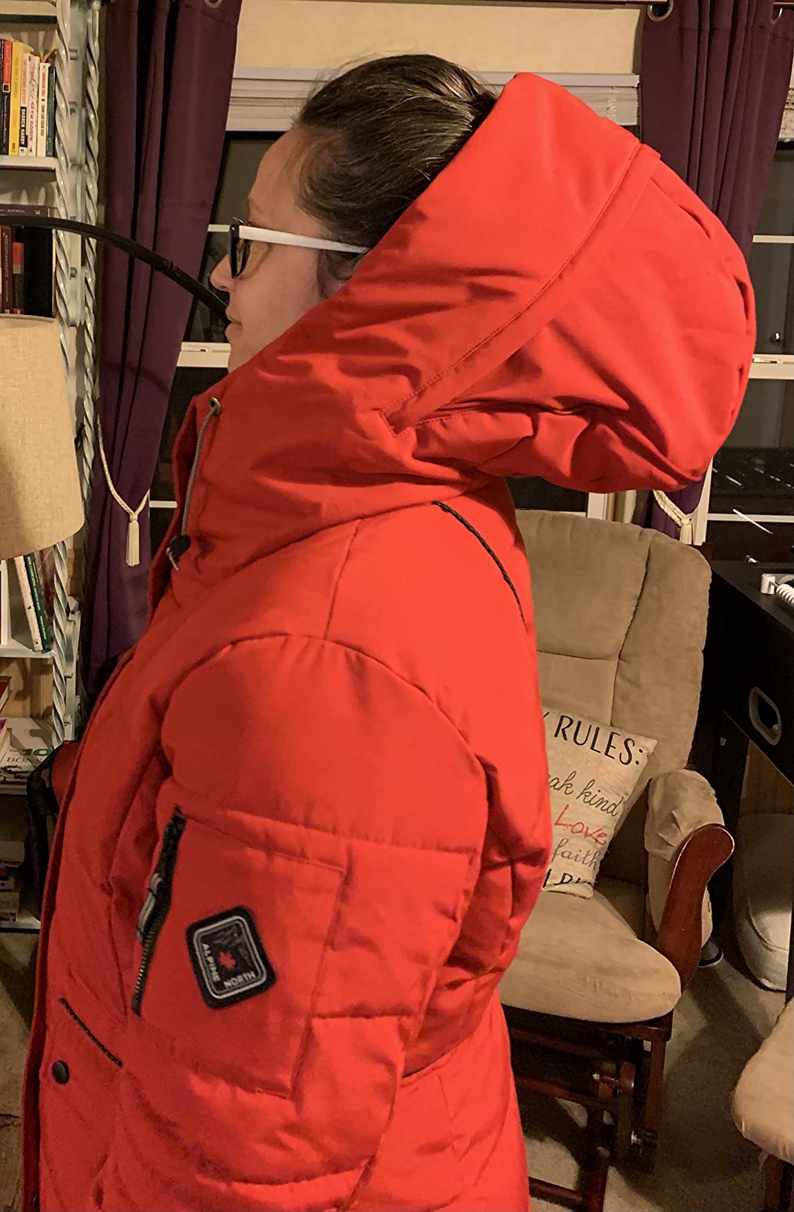 ALPINE NORTH Kootney Women’s Vegan Down Mid-Length Parka – Insulated, Water-Repellent Winter Coat with Hood customer photo 1