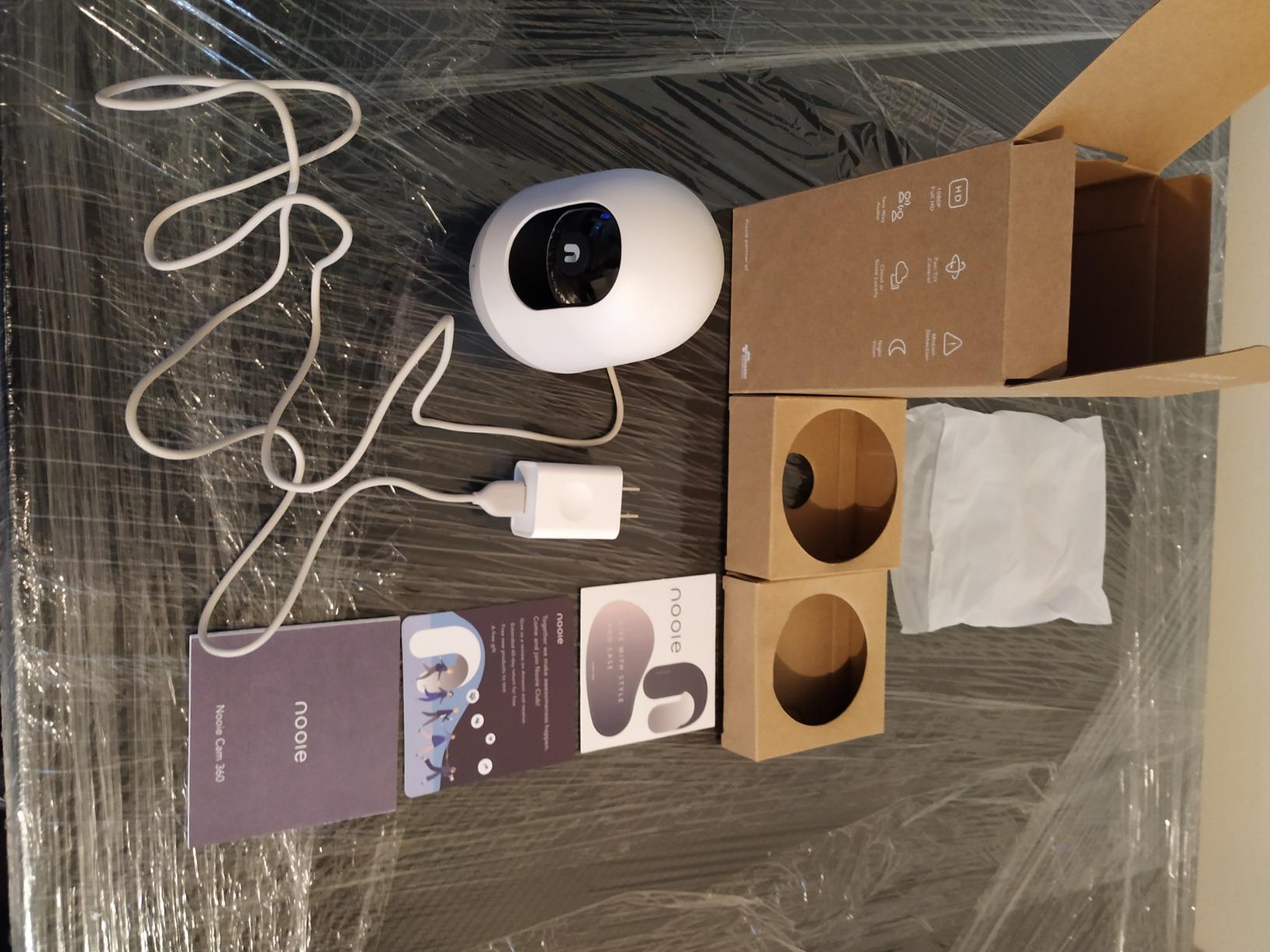 nooie 2K 360° WiFi Baby/Pet Monitor, Indoor Home Security Cameras 2 Pack customer photo 1