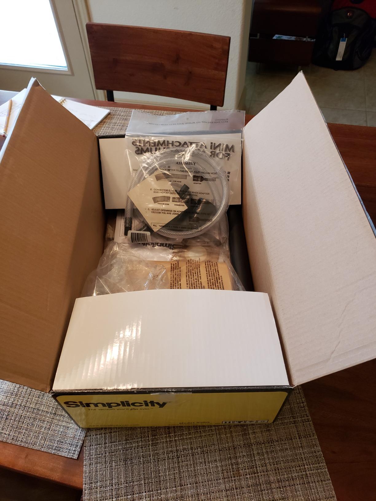 Simplicity Vacuums Handheld Canister Vacuum with Carry Strap for Hard Floors and Rugs, Car Detailing Vacuum Cleaner, S100 customer photo 2