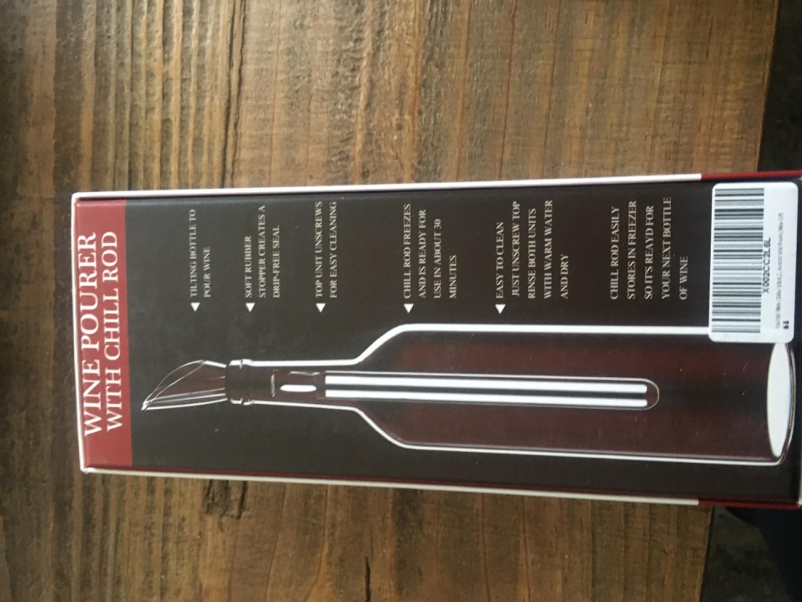 YouYah Wine Chiller Stick 3-in-1 Stainless Steel Wine Bottle Cooler Stick, Rapid Iceless Wine Chilling Rod with Aerator and Pourer, Wine Gift customer photo 2
