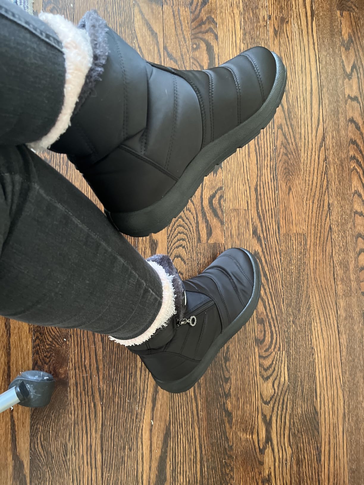 Hsyooes Snow Boots for Women Winter Boots Waterproof customer photo 2