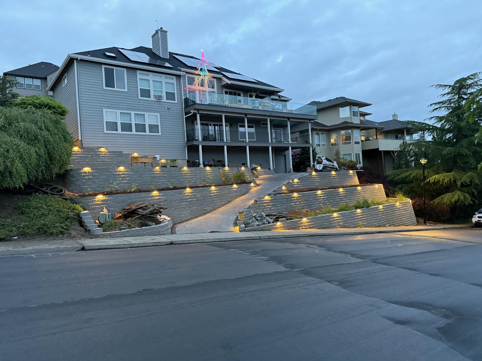 LEONLITE 8-Pack 4 Inch LED Hardscape Lighting, 1W/2W/3W, 2700K Soft White customer photo 1