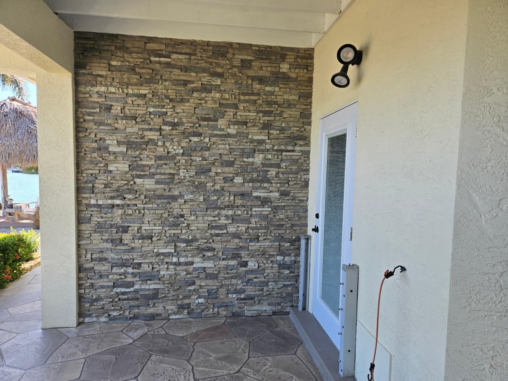 AZ Faux High-Density Polyurethane Faux Stone Wall Covering Panels for Interior and Exterior Decor | Stacked Stone Siding Panel | Sedona | 48