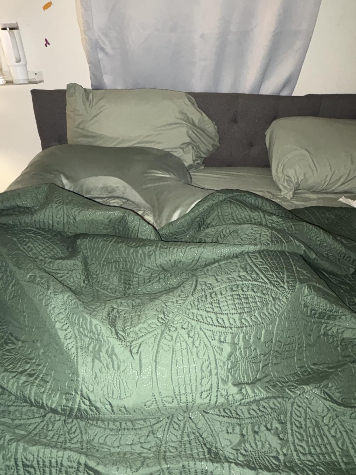 DREAMCARE King Size Sheets Set - King - Extra Deep - Gray customer photo 2