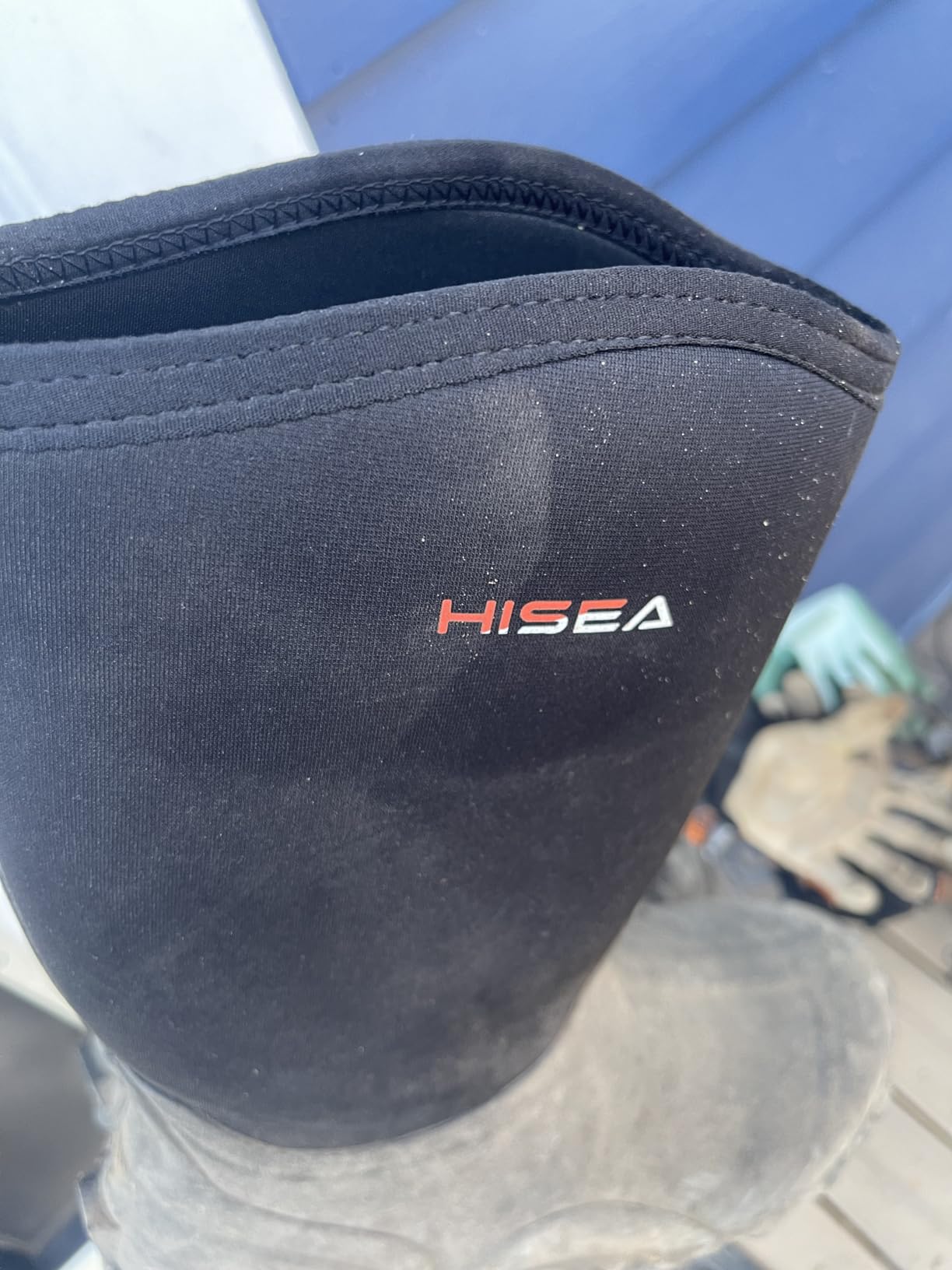 HISEA Men's Rain Boots Neoprene Rubber Boots Waterproof Insulated Mud Boots customer photo 1