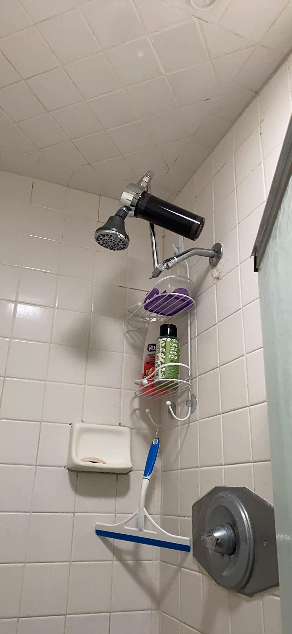 AQUAYOUTH 2.0 Carbon Shower Head Filter System | Removes Chlorine, Heavy Metals, And More | Great For Dry Skin/ Hair, And More | NSF Certified customer photo 2